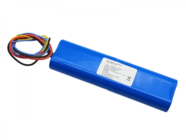 7.2V 6600mAh 18650 通信锂电池|2S2P锂电池-四根线